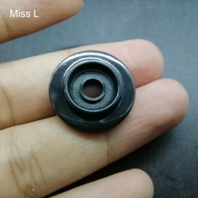 10 pcs Diameter 21 mm Aperture 4.6 mm Black Wheel Toy Fix Vehicle Repair