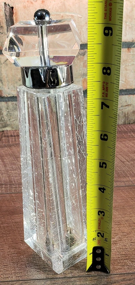 MCM Williams Bounds Salt Mill Lucite Stainless 9.5 " Astrolite - Image 3 of 3