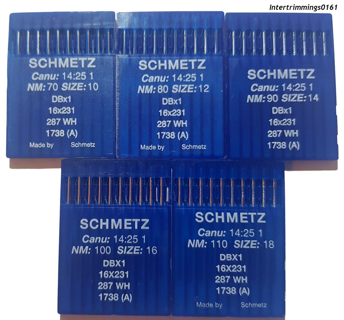 Aghi Per Macchina Da Cucire Industriale Schmetz - Confezione Da 10 - Spessore 70/10 - Modello DBx1 1738(A) - Foto 5