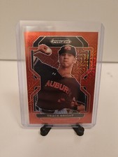 2022 Panini Prizm Draft Picks #PDP137 Trace Bright Red Mojo Prizm AU