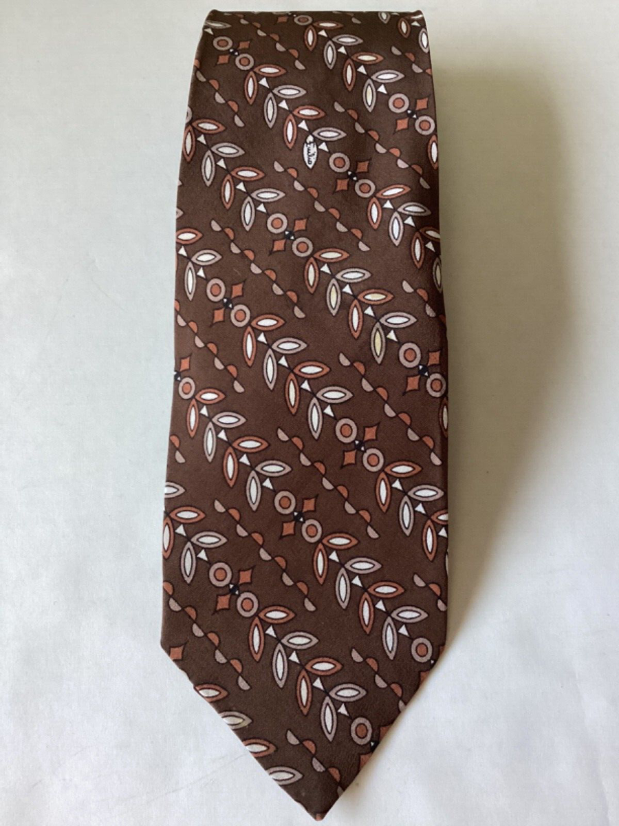 EMILIO PUCCI Vintage 100% Silk Necktie made in ITALY Men display picture 1