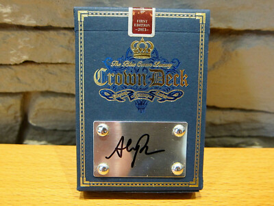 The Crown Deck: Blue HANDMADE Luxury Edition Playing Cards 