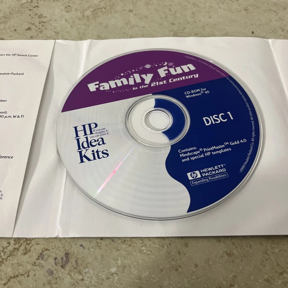 Show Your Family & Friends HP Idea Kit for Windows 95 and 3.1 - Image 3 of 4