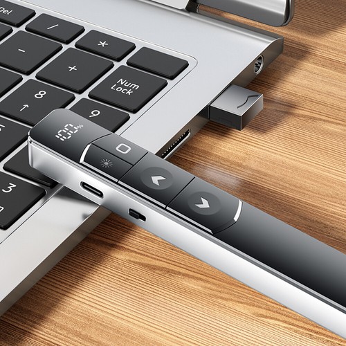 Wireless Presenter Remote LCD Presentation Pointer Clicker Powerpoint Remote Pen - Bild 17 von 24