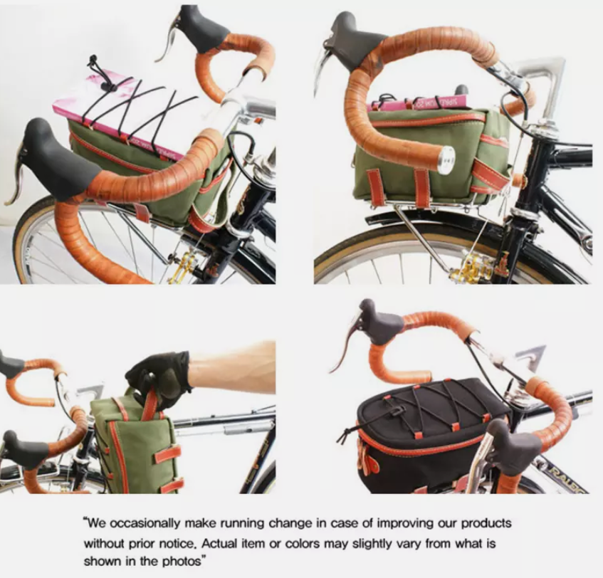 Zimbale Borsa Da Sella In Tela Impermeabile 2 Litri – Accessorio Bici Elegante E Resistente