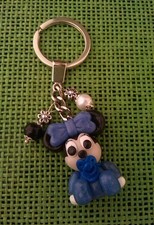 PORTACHIAVI IN FIMO FATTO A MANO WALT DISNEY Minnie baby!  