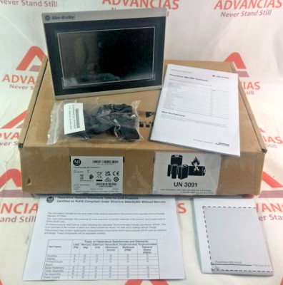 2711R-T7T, 2711RT7T, Allen Bradley PanelView 800 7-Inch HMI Terminal, NEW