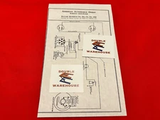 American Automobile Digest Wiring Diagram - Elcar Models D6, H6, G6, K6, 1922