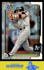 2015 Bowman Draft Mikey White Chrome Refractors card #119 Oakland Athletics