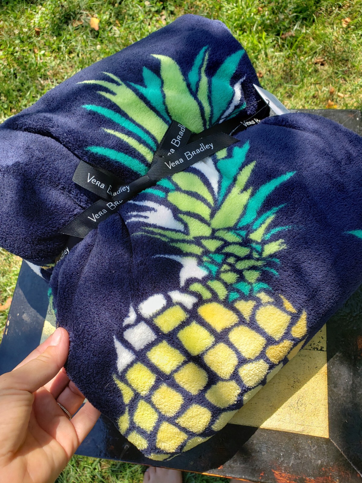 New Vera Bradley Pineapple 80x50” Throw Blanket 12408842 NWT eBay