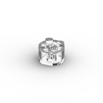 Lego 5x Rundstein 2x2 brick round 3941 transparent klar trans-clear