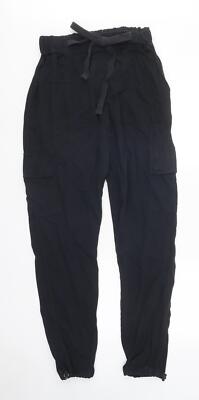 MnMl Damen Cargohose blau Polyestermischung Größe M W28 L32 in