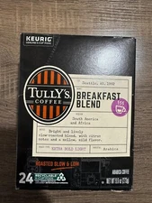 Tully's Breakfast Blend Coffee K-Cups, 24/Box, 