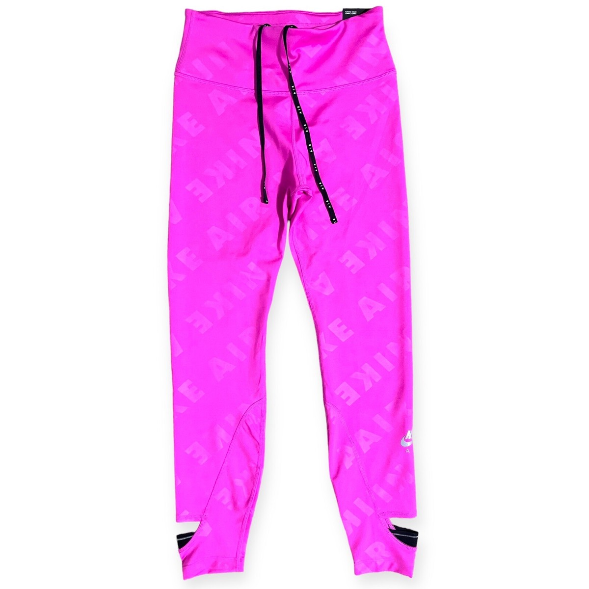 nike high waisted leggings with drawstring