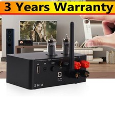 2x80W Bluetooth 5.0 Tube Amplifier Hifi Headphone Amp Power Amp with VU Meter