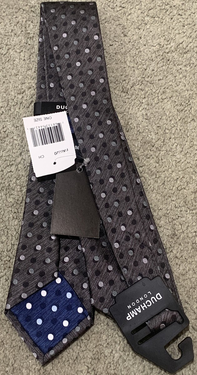 DUCHAMP LONDON Polkadots￼ SILK TIE – NEW WITH TAGS - RARE | eBay