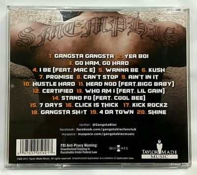 CD) Gangsta Blac – Return Of The Gangsta, US OG Press, TLMR 5921 CD) Gangsta Blac – Return Of The Gangsta, US OG Press, TLMR 5921