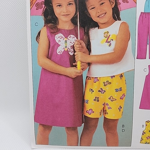 McCall's 4029 Child's Top Pants Shorts And Dress Sewing Pattern Size 3-6 Uncut - Picture 2 of 6