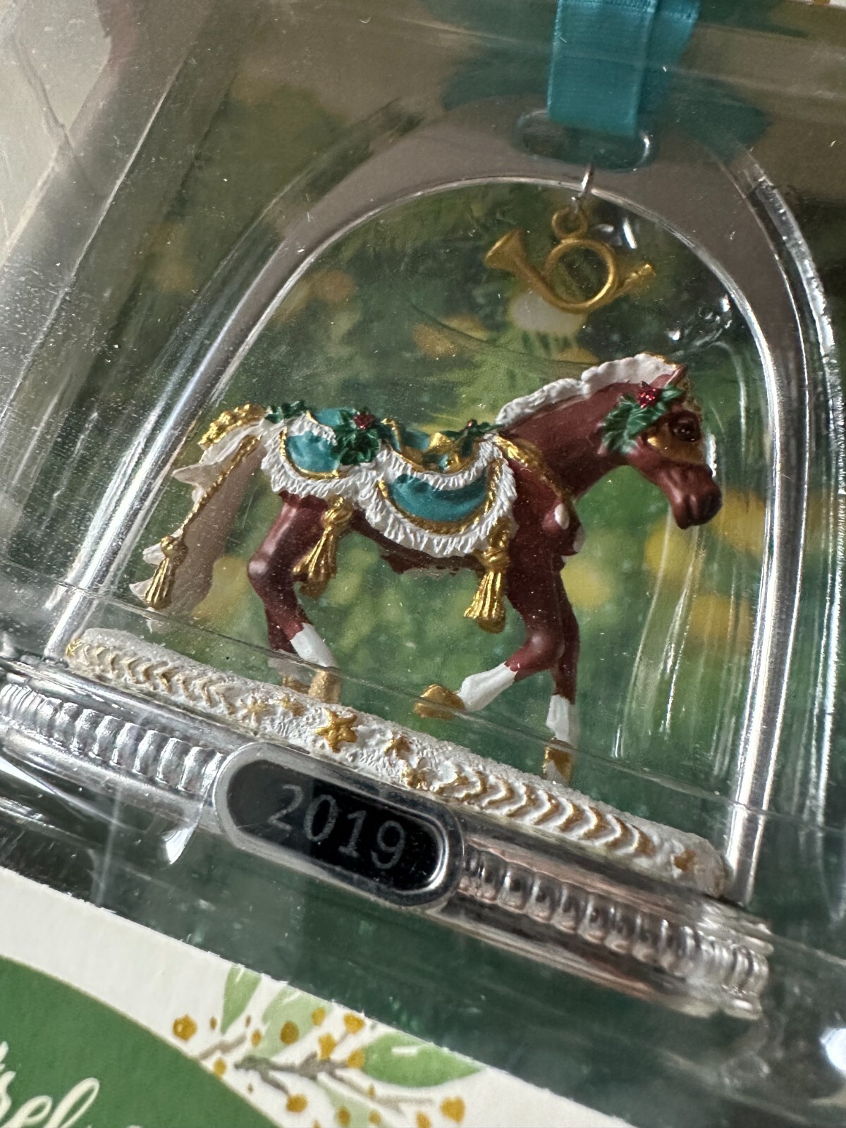 NIB Breyer Horse 2019 Winter Wonderland Stirrup Christmas Ornament eBay