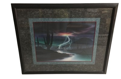 ''Rio Fire'' Brian Schader Float Framed Art
