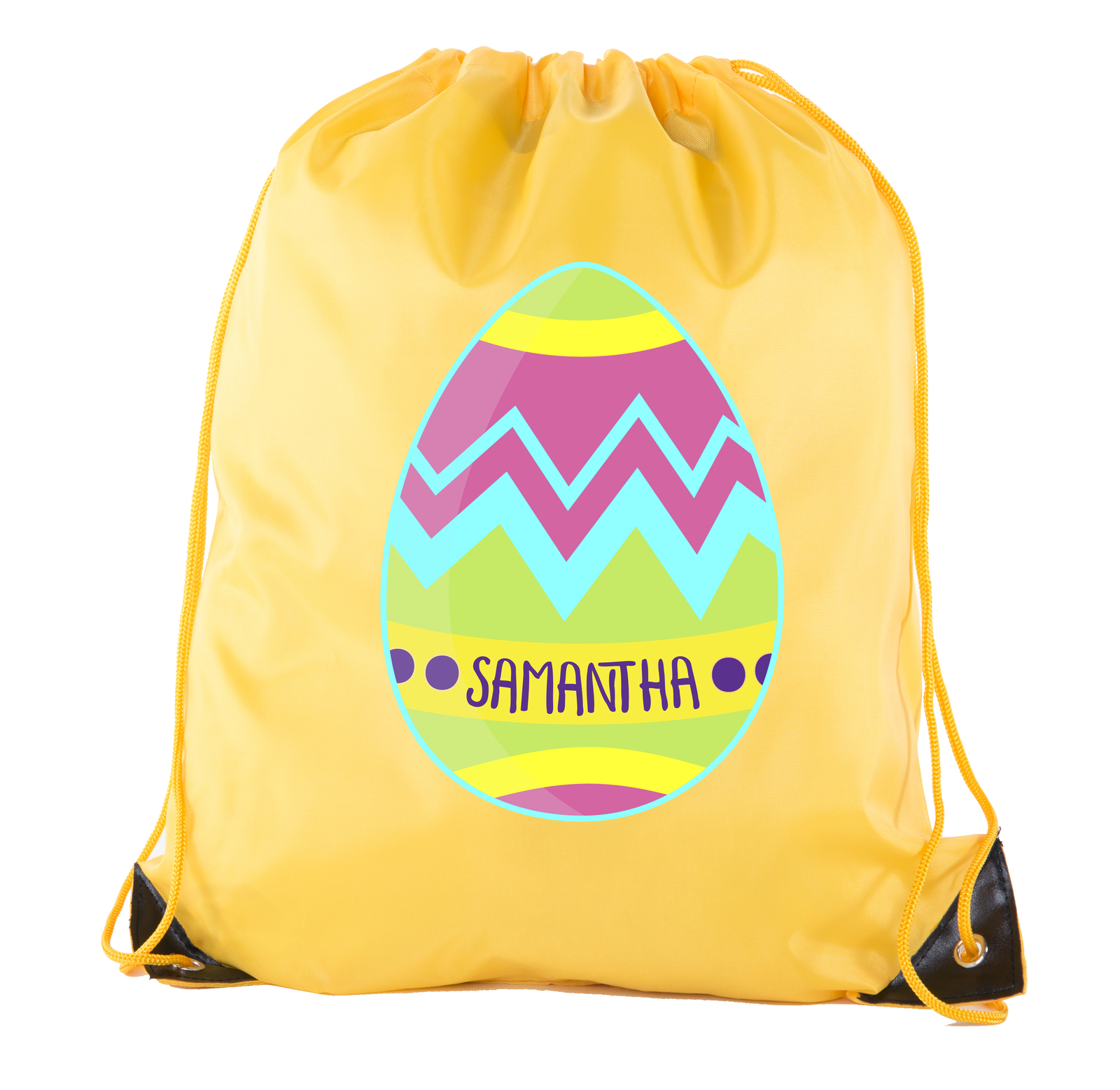 Personalized Easter Drawstring Backpacks, Easter Egg Cinch Bags, Nice
