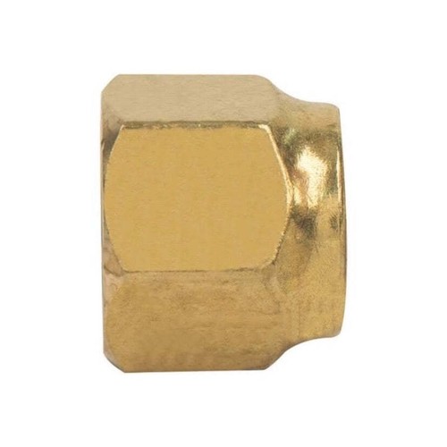 ProFlo PFSRFNFE Brass 5/8" OD Short Refrigeration Flare Nut Forged 15.875mm