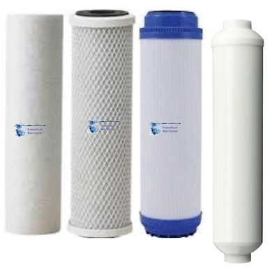 Fountainhead 1 set Sediment/GAC/Carbon Block Filters 5 Micron 1 Inline Carbon