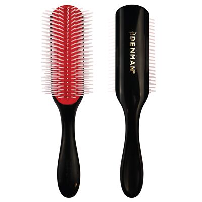 Denman D4 9 Row Hair Brush for Thick Curly Hair Detangling Styling and Smoothing