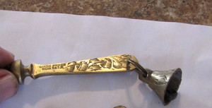 VINTAGE SARNA BRASS BELL, TELEPHONE ROTARY PHONE DIALER Aberdeen South Dakota