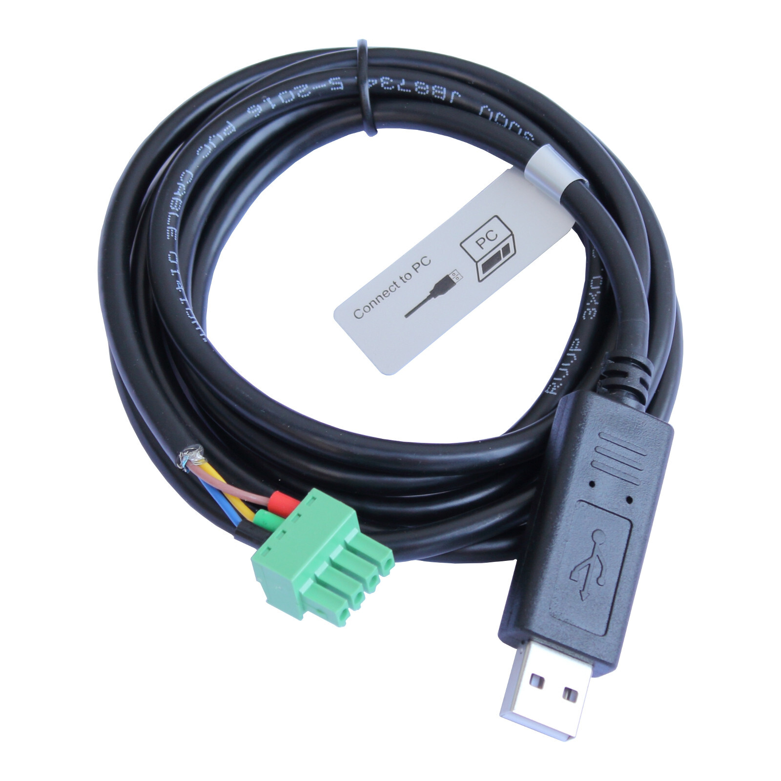 RS485 to USB cable to connect a solar charge controller to a PC/computer (1.5m)