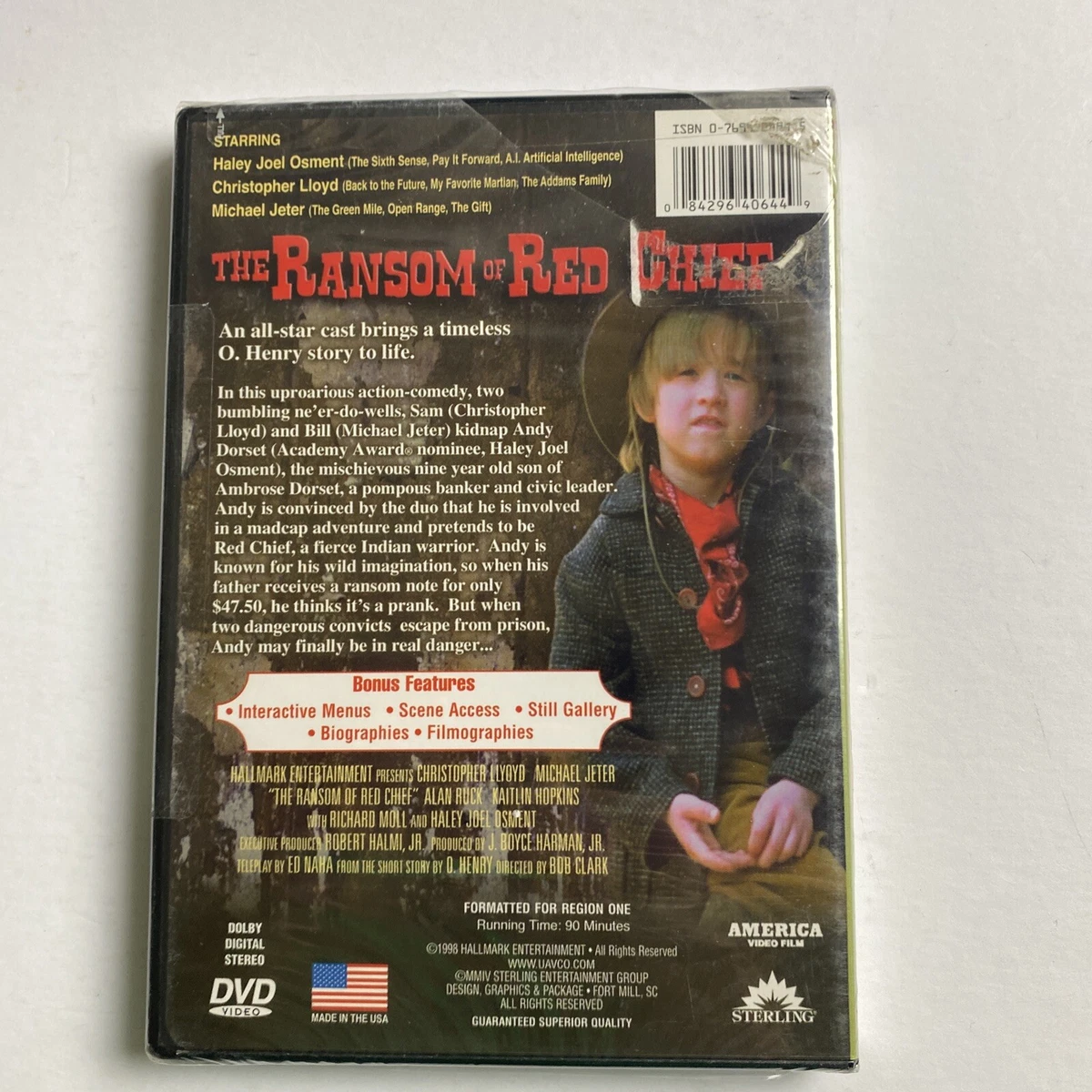 The Ransom of Red Chief DVD 2004 RARE 1998 TV FAMILY COMEDY BRAND NEW