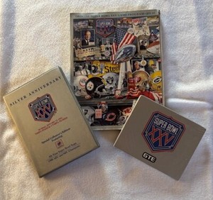 Super Bowl 24 XXV Bundle- Program, Cards Giants vs Bills