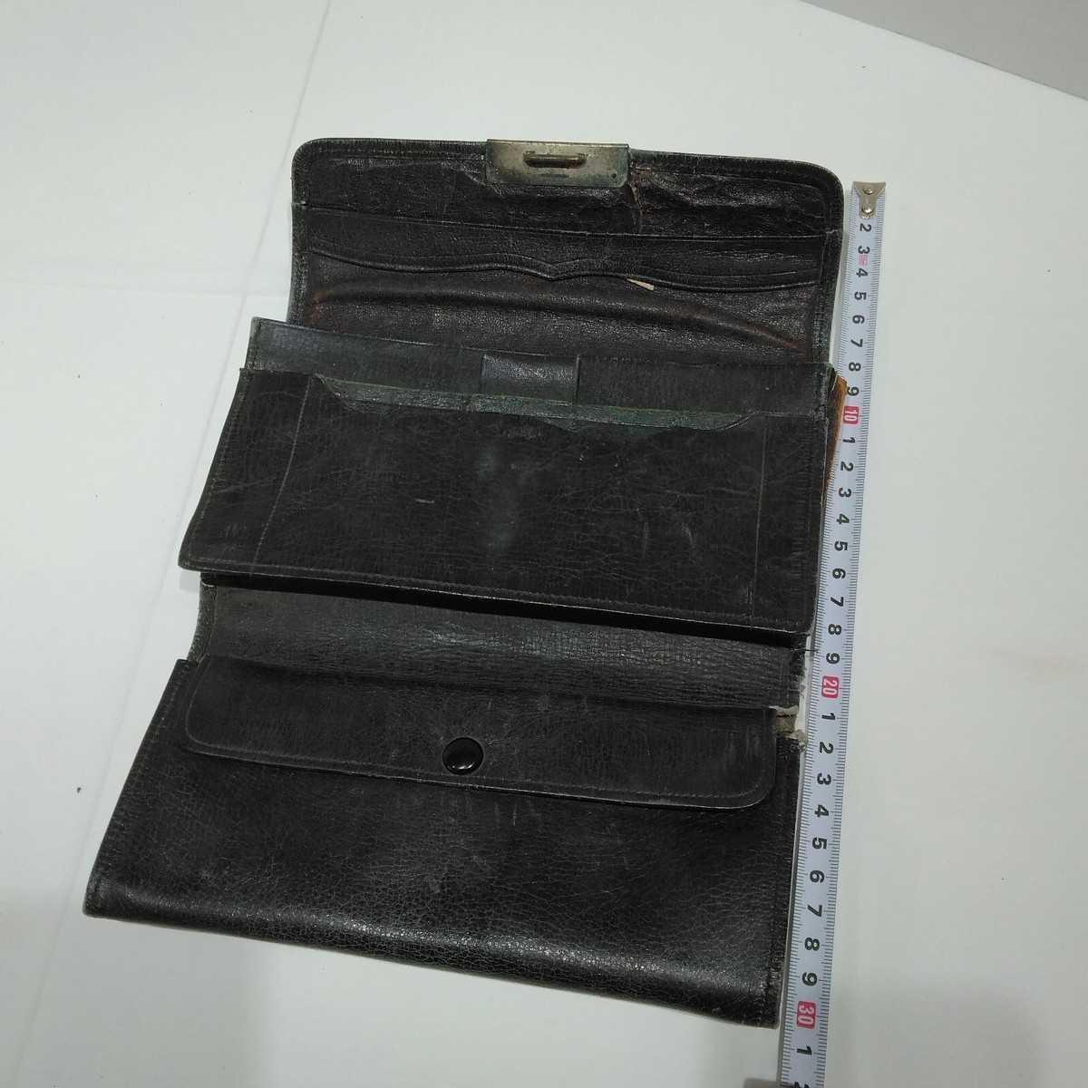 その他 OLD WALLET BLACK Black Donna Crinkle-Effect Panelled Top-Zip Wallet - CHARLES