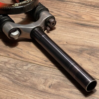 【超軽量 約1.3kg】Manitou Mars CL フォーク 26インチ用 Vintage Manitou Mars CL Carbon Suspension Fork 1 1/8 Rim Brake