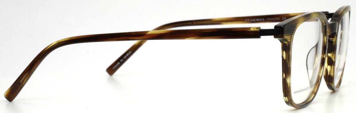 MOREL NOMAD 40124N GN08 Green Grey Horn Unisex Eyeglasses 53 