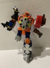 Figura de acción incompleta Power Rangers Super Ninja Steel Deluxe Blaze Megazord