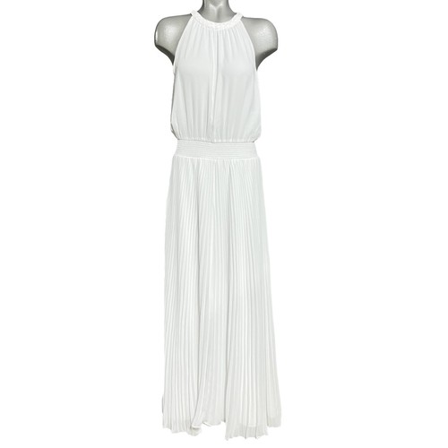 princess polly marguerite halter maxi dress Marguerite Halter Mini Dress White Polka main image 0
