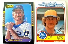 Robin Yount *HOF* Base / Insert Singles -You Pick -Topps, Fleer Donruss, etc