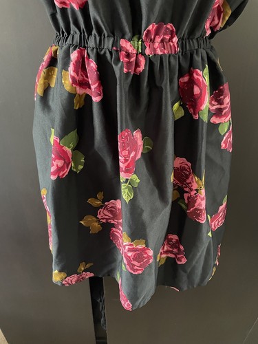 Boohoo Size 14 Floral Strappy Dress Occasion Wedding Casual Everyday Holiday - Picture 5 of 7