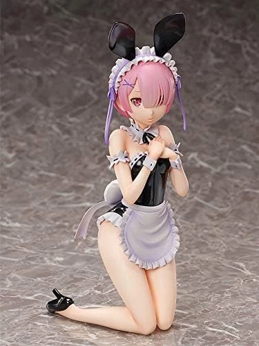 ReZero Ram Bunny Ver. 1/4 Scale PVC Figure 300mm Kadokawa FREEing Japan Novel - Image 3 of 4