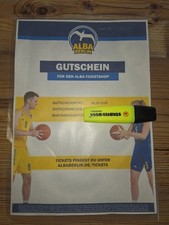 Gutschein Alba Berlin Tickets  Basketball Tickets