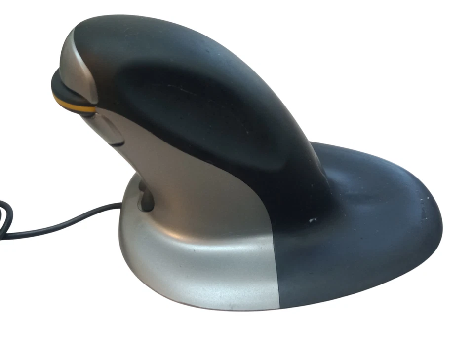 Posturite Penguin 9820101 USB Wired Ambidextrous Vertical Mouse | Tested Working - Image 2 of 4