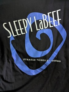 Sleepy LaBeef 2X T Shirt Strange Things Happening 1994 Original Rockabilly (E12)