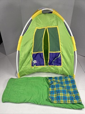 Our Generation Camping Tent Sleeping Bag Set Battat Doll Accessories