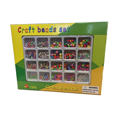 Bastelset für Kinder | craft beads set | Ketten und Armbaender | Plastik |
