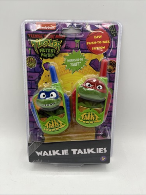 #ad NEW 2023 Teenage Mutant Ninja Turtles TMNT Mutant Mayhem Walkie Talkies $12.99