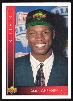 1993-94 Upper Deck Calbert Cheaney #164 Rookie Washington Bullets