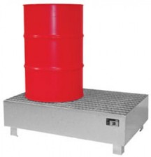 Stahl Auffangwanne WM-4/200 mit Gitterrost