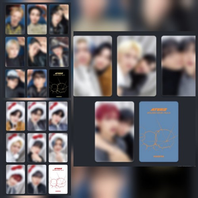 #ad ATEEZ LUCKY DRAW photocard 13TH MINI ALBUM GOLDEN HOUR : Part.4 makestar $279.62