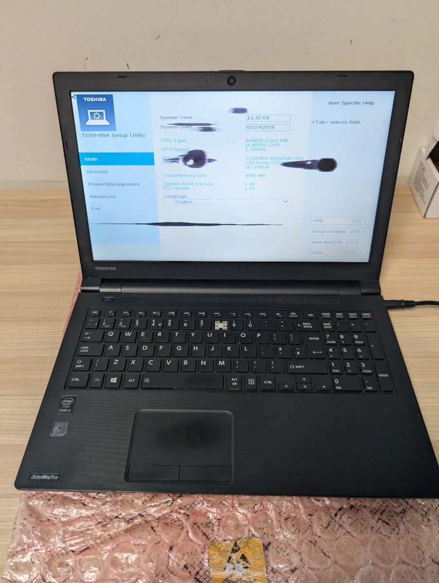 Toshiba Intel Core i3 4th Gen. 4GB RAM PC Laptops & Netbooks for